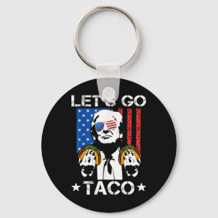 Porte-clés Allons Taco Shirt Drôle Slogan Allons Taco 6