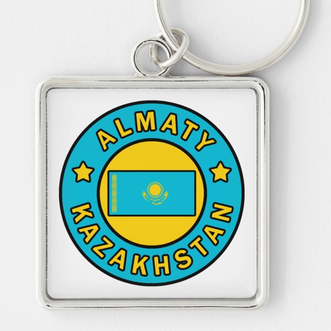 Porte-clés Almaty Kazakhstan (Devant)