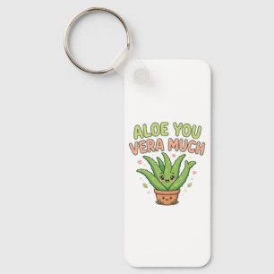 Porte-clés Aloe You Vera Much