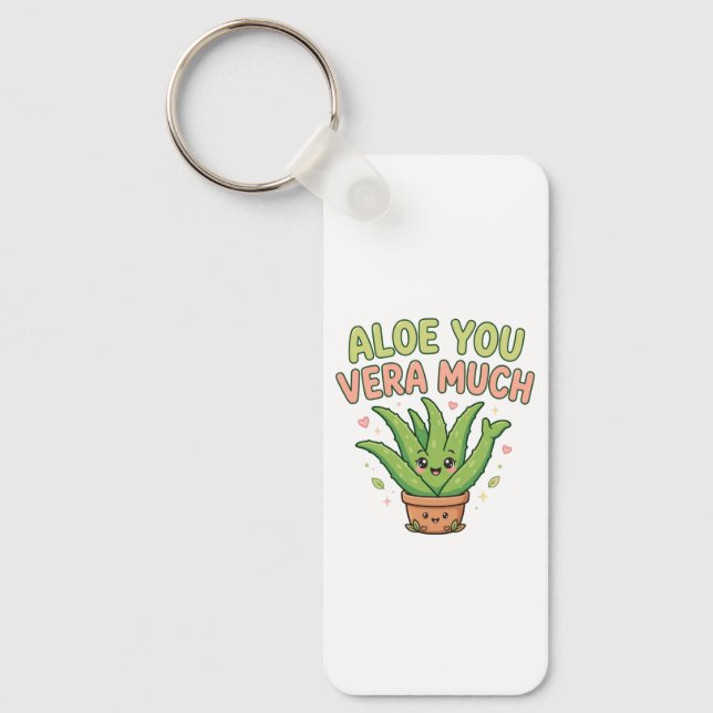 Porte-clés Aloe You Vera Much (Recto)