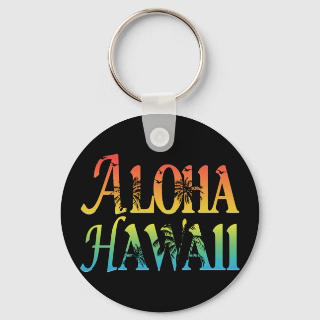 Porte-clés Aloha Hawaii (Recto)
