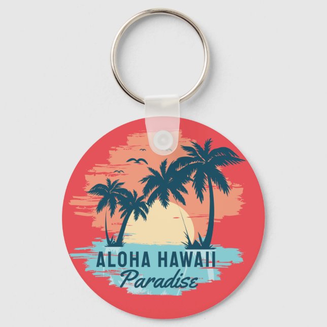 Porte-clés aloha hawaii   (Recto)