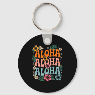 Porte-clés Aloha hawaii plage île hawaïenne fleur luau