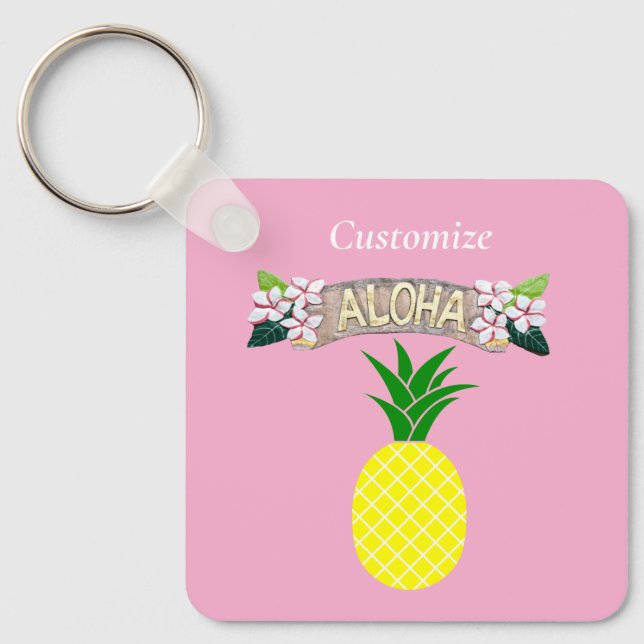 Porte-clés Aloha Pineapple Thunder_Cove (Recto)