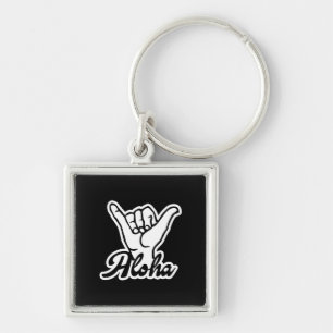 Porte-clés Aloha Shaka Main, Hang Loose signe