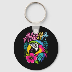 Porte-clés Aloha Trocal Perroquet Hawaii Voyage Ara Macao Hib
