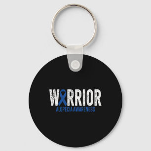 Porte-clés Alopecia Areata Support Guerrier Alopecia Areata A