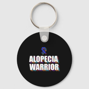 Porte-clés Alopecia Sensibilisation Perte de cheveux Guerrier