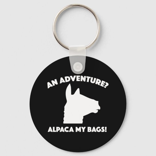 Porte-clés Alpaca Mes Sacs (Recto)