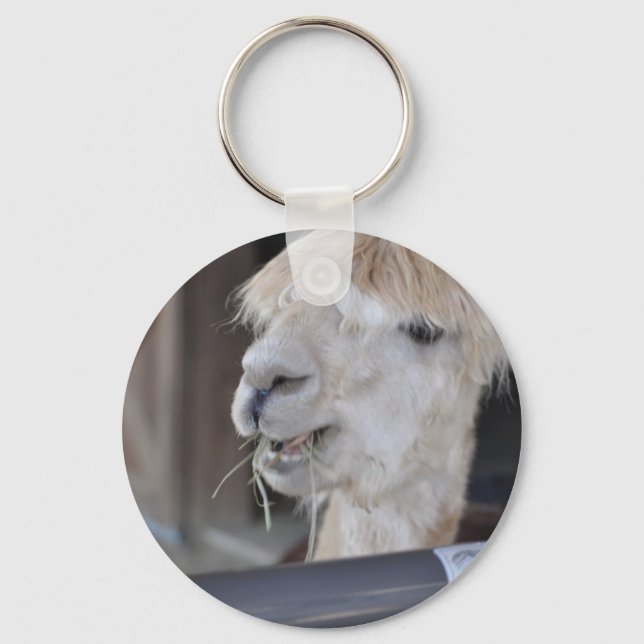 Porte-clés Alpaca, White (Recto)