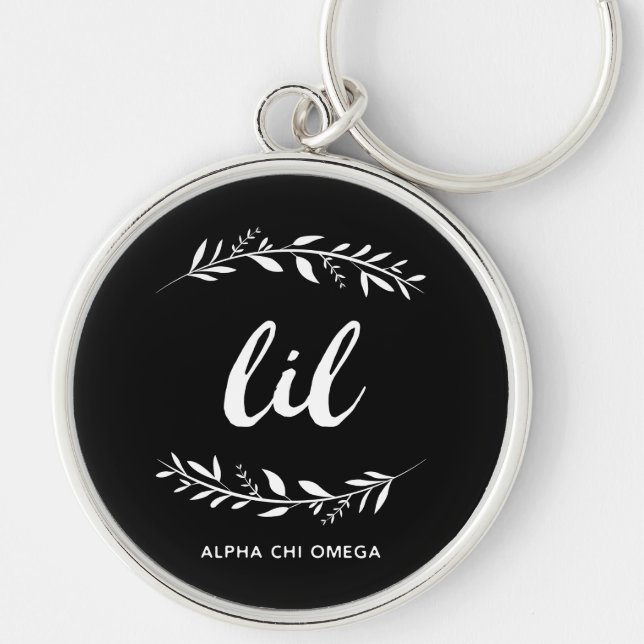 Porte-clés Alpha Chi Omega | Petit Couronne (Devant)
