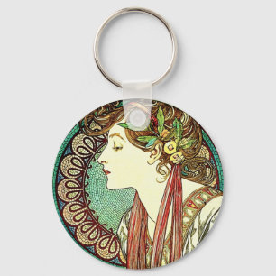 Porte-clés Alphonse Mucha Laurel Porte - clé