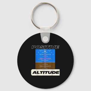 Porte-clés Altitude Positive Pilotes amusants Aviation