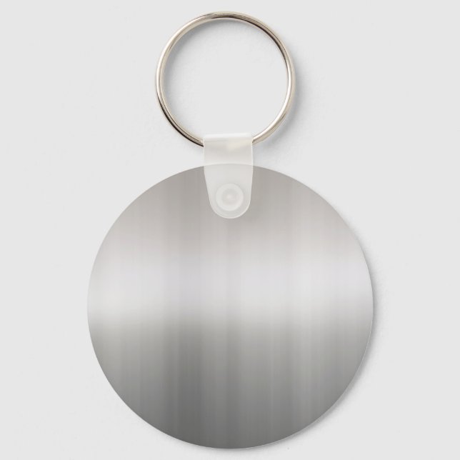 Porte-clés Aluminium brossé classique (Recto)