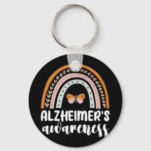 Porte-clés Alzheimer et #39; s Sensibilisation Démence Arc-en