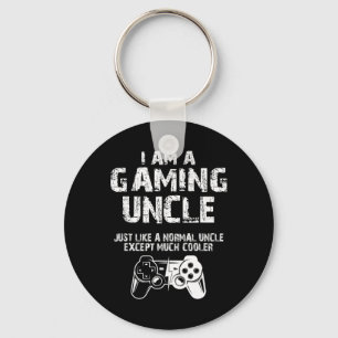 Porte-clés Am The Gaming Uncle Drôle Joueur Vidéo Joli Jeu Vi