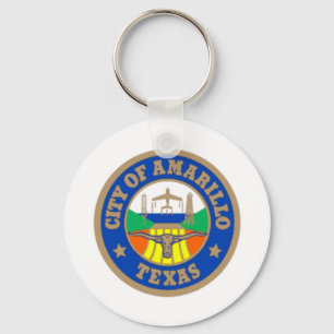 Porte-clés Amarillo (Texas) City flag Keychain
