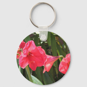 Porte-clés Amaryllis rouge