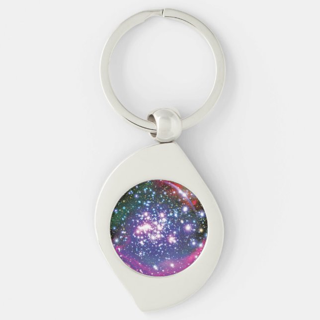 Porte-clés Amas d'étoiles des Arches Impression d'artiste col (Devant)