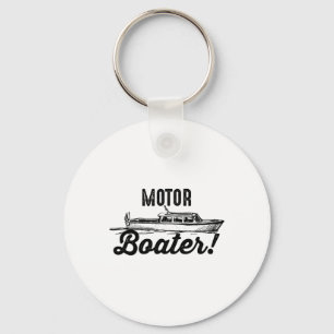 Porte-clés Amateur de bateau à moteur drôle J'adore le cadeau