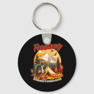 Porte-clés Amateur de camping de Thanksgiving pour dinde de r