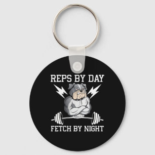 Porte-clés Amateur de chien bodybuilder Vêtements de gym Fitn