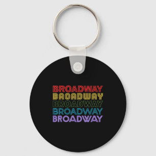 Porte-clés Amateur de musique rétro Broadway Théâtre Théâtre