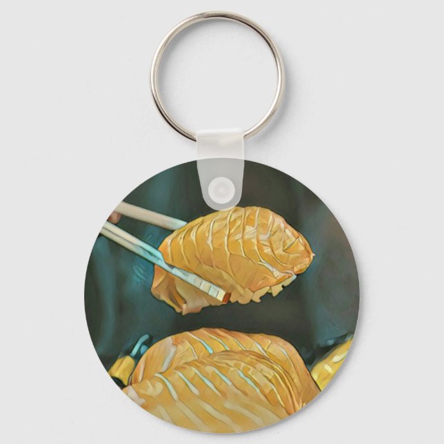 Porte-clés Amateur de sushi asiatique (Recto)