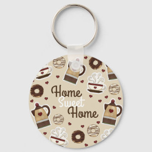 Porte-clés Amateurs de café Home Sweet Home