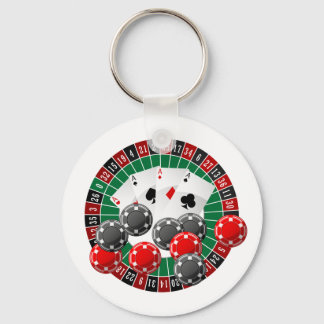 Porte-clés Amateurs de casino Cute Gambling