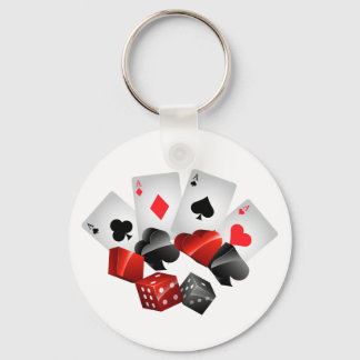 Porte-clés Amateurs de casino de jeu
