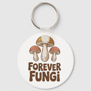 Porte-clés Amateurs de champignons kawaii Forever Fungi