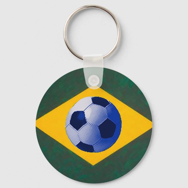 PORTE-CLÉS AMATEURS DE FOOTBALL BRASIL (Recto)