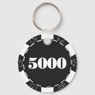 Porte-clés Amateurs de jeu de puce de casino mignonnes