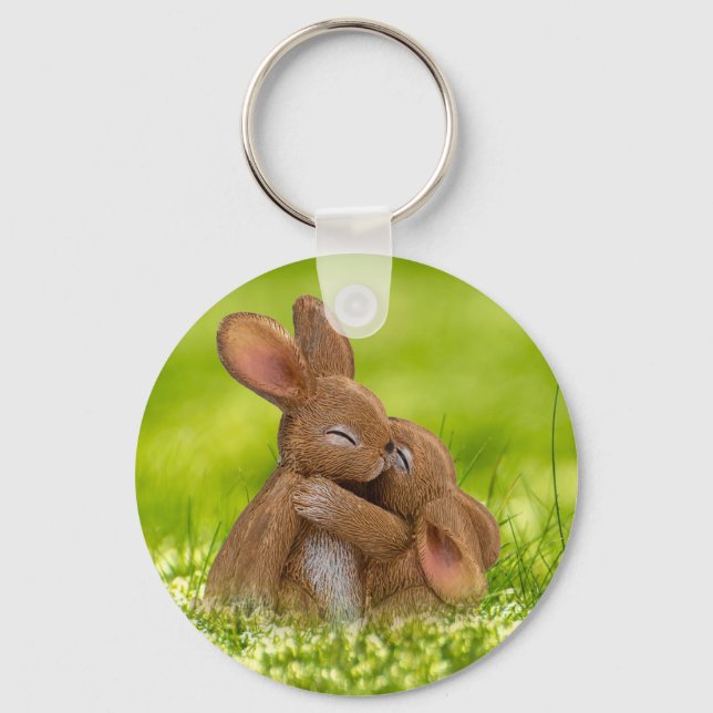 Porte-clés Amateurs de lapin de Pâques (Recto)