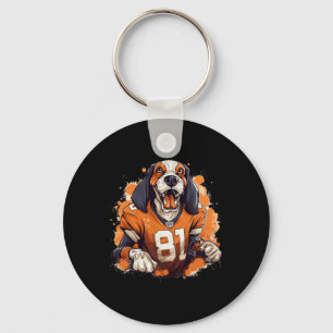 Porte-clés Amateurs de sport de chiens du Tennessee Tri Stars