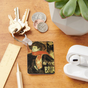 Porte-clés Ambassadeurs, Aristide Bruant par Toulouse Lautrec