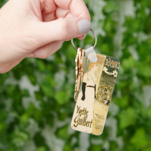 Porte-clés Ambassadeurs Yvette Guilbert par Theophile Steinle
