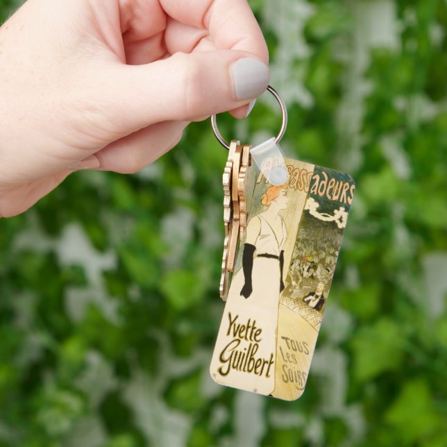 Porte-clés Ambassadeurs Yvette Guilbert par Theophile Steinle (main)