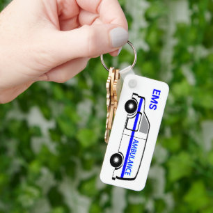 Porte-clés Ambulance EMS avec devis biblique
