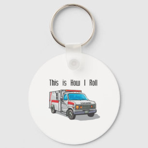 Porte-clés Ambulance How I Roll