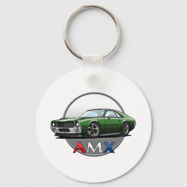 Porte-clés AMC_AMX_vert (Recto)
