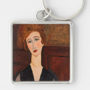 Porte-clés Amedeo Modigliani - Portrait d'une femme