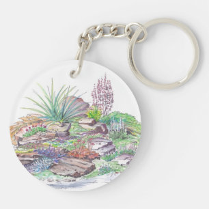 Porte-clés Aménagement alpin de jardin