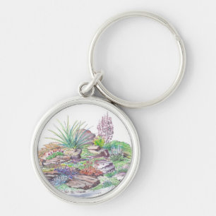 Porte-clés Aménagement alpin de jardin