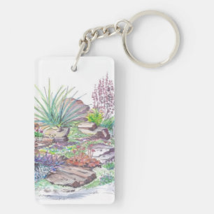 Porte-clés Aménagement alpin de jardin