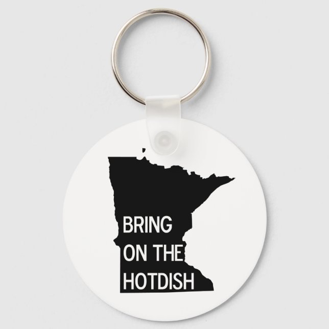 Porte-clés Amène le Porte - clé Hotdish Funny Minnesota (Recto)