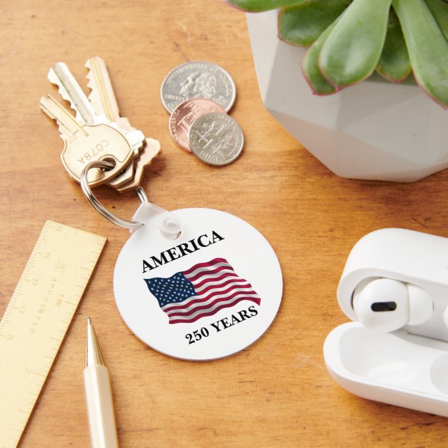 Porte-clés America 250 Years Flag (Bureau)