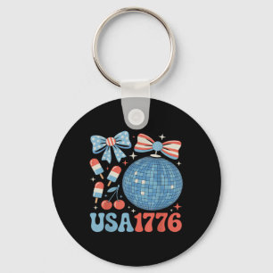 Porte-clés America Coquette Usa 4 juillet Memorial Day Femmes