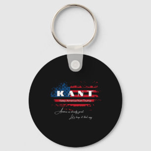 Porte-clés America Non Trump Funny Anti Trump 2024 Pro Democr